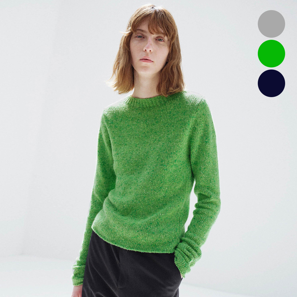 오라리 우먼즈 니트 CASHMERE MELANGE KNIT P/O 25FW - 상품 이미지