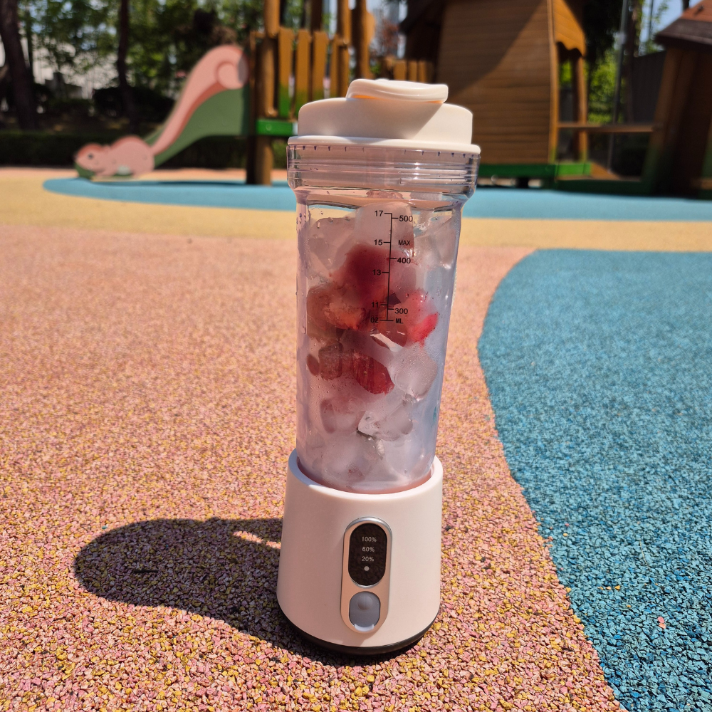 루카 미니믹서기 휴대용 블렌더 500ml 스무디 이유식 캠핑 주방