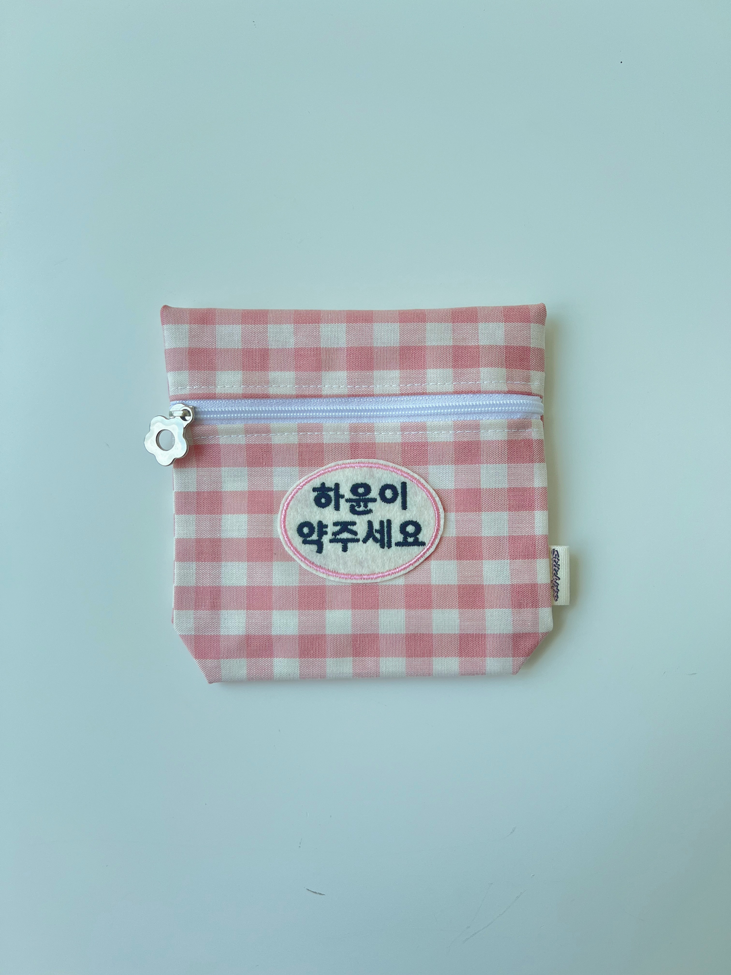스티치뽀 체크 보냉 약파우치 아이스팩 유치원 어린이집준비물 단체선물 답례품 - 상세 이미지 4