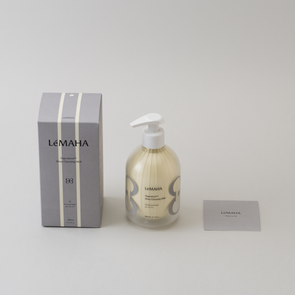 르마하 요거덤 딥 클렌징 밀크 300ml 피지 블랙헤드 예민 피부 저자극 클렌저