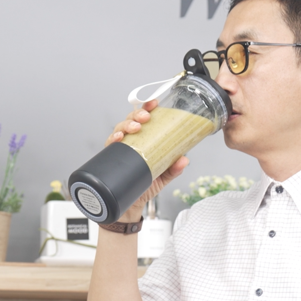 루카 미니믹서기 휴대용 블렌더 500ml 스무디 이유식 캠핑 주방