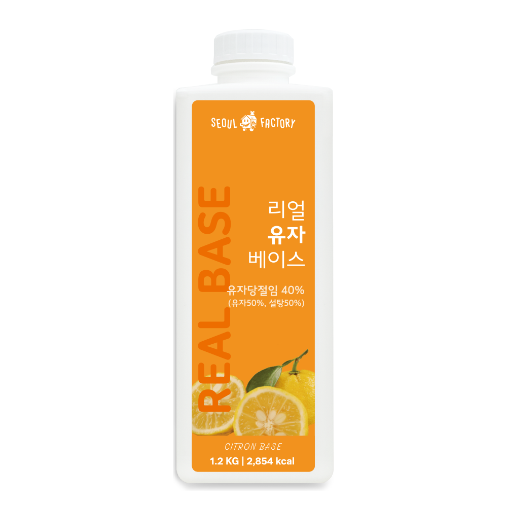 서울팩토리 리얼 유자 베이스 1.2kg 에이드 - 상세 이미지 2