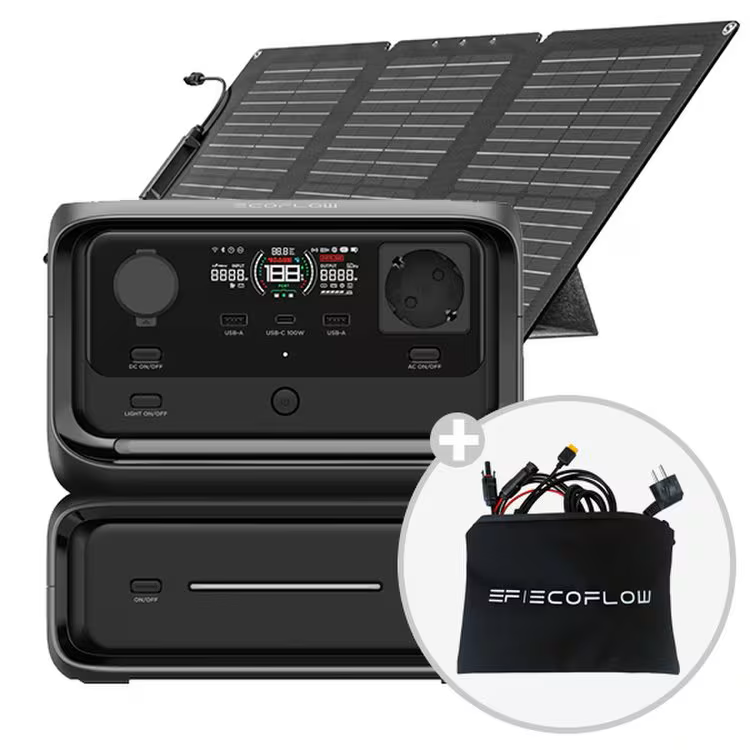 [태양광패널 증정] 에코플로우 리버 3 맥스 인산철 배터리 캠핑 차박 장박 파워뱅크