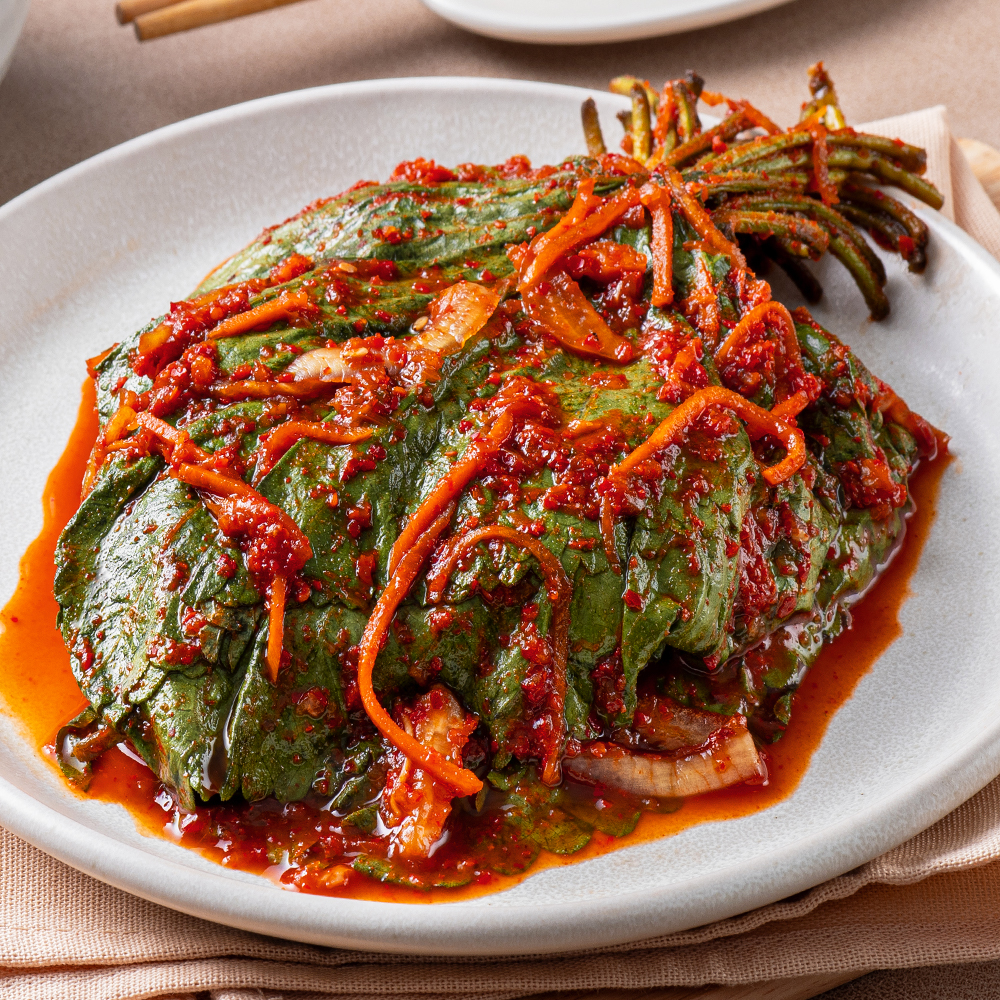 국내산 깻잎으로 만든 전라도식 깻잎김치 500g