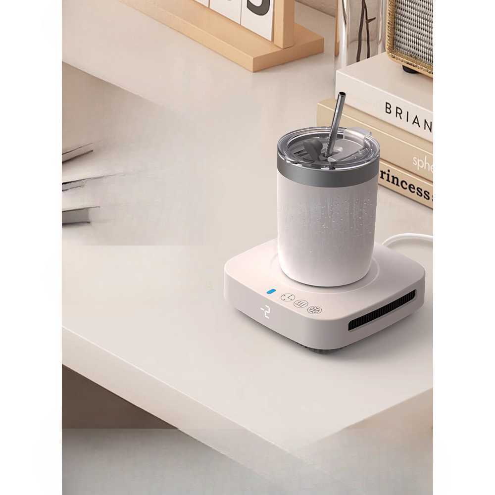 컵 냉각기 빠른 음료 냉각 USB 전원 개인용 쿨링기기 화이트 (2단 가열) - 상품 이미지
