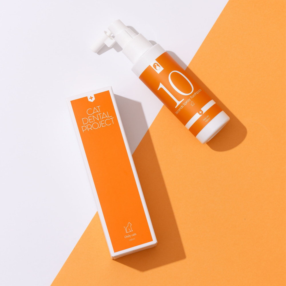 캣디피 고양이 뿌리는 치약 스프레이 CATDP 텐스치약 100ml 치석제거제 치은염 구내염 입냄새 치석 양치질 잇몸