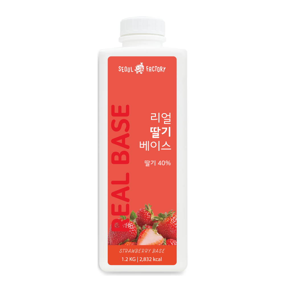 서울팩토리 리얼 딸기 베이스 1.2kg 딸기라떼 - 상세 이미지 2