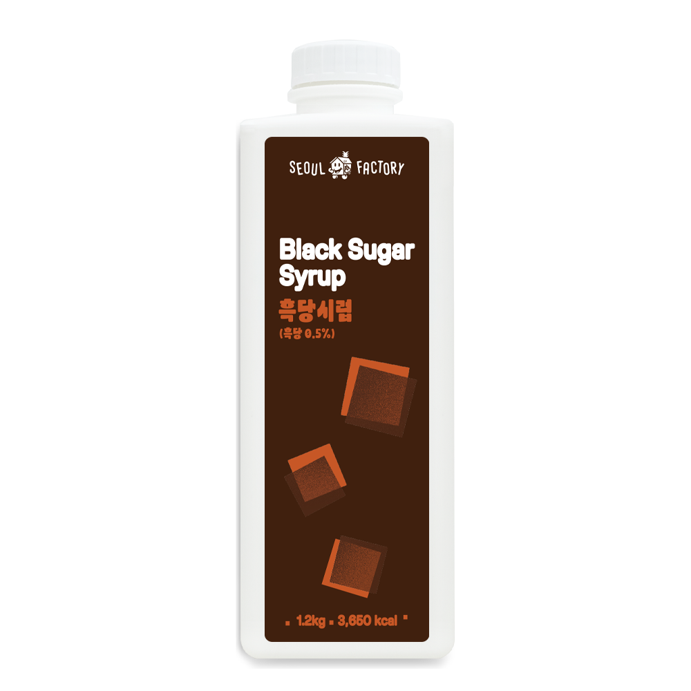 서울팩토리 흑당 시럽 1.2kg 버블티 밀크티 - 상세 이미지 2