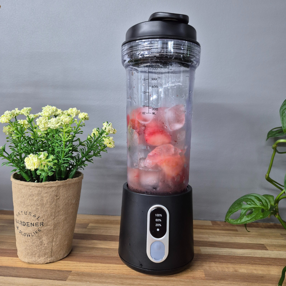 루카 미니믹서기 휴대용 블렌더 500ml 스무디 이유식 캠핑 주방