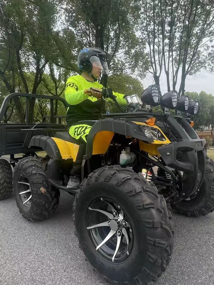 4륜오토바이 화물 오토바이 사발이 정비 산악 농업용 버킷  작은 황소차 125CC+트레일러 1