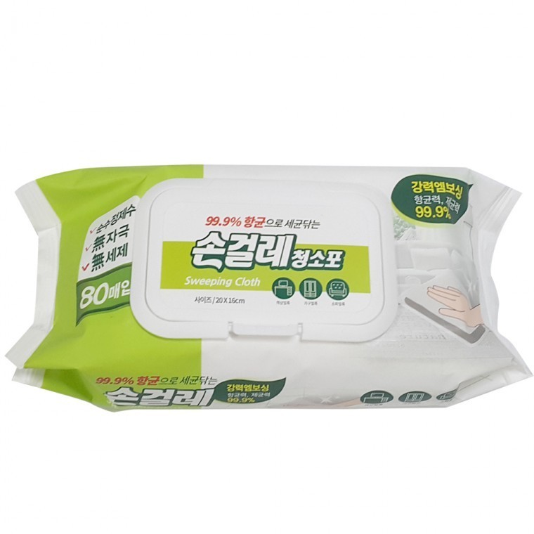 청소물티슈 손걸레청소포 걸레리필 - 상품 이미지