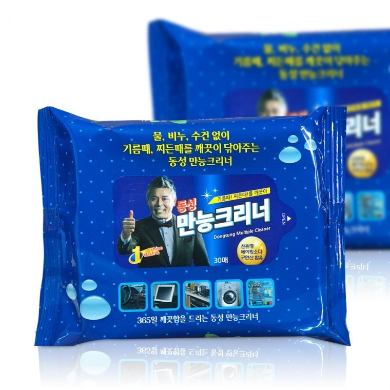 티슈형크리너 찌든때크리너 만능크리너150매 - 상품 이미지