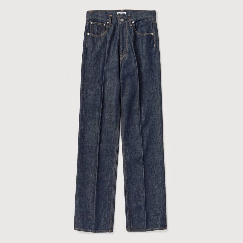 오라리 우먼즈 바지 HARD TWIST DENIM 5P PANTS 25FW - 상세 이미지 5