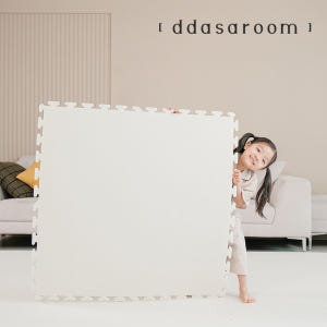 따사룸 층간소음 놀이방 퍼즐매트 바닐라아이보리 100x100x2.5cm