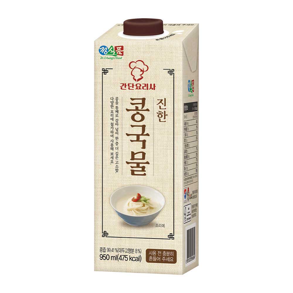 [순솔X정식품] 순솔가원 100% 옥수수국수 100g 5봉 X 간단요리사 진한 콩국물 950ml - 상세 이미지 3