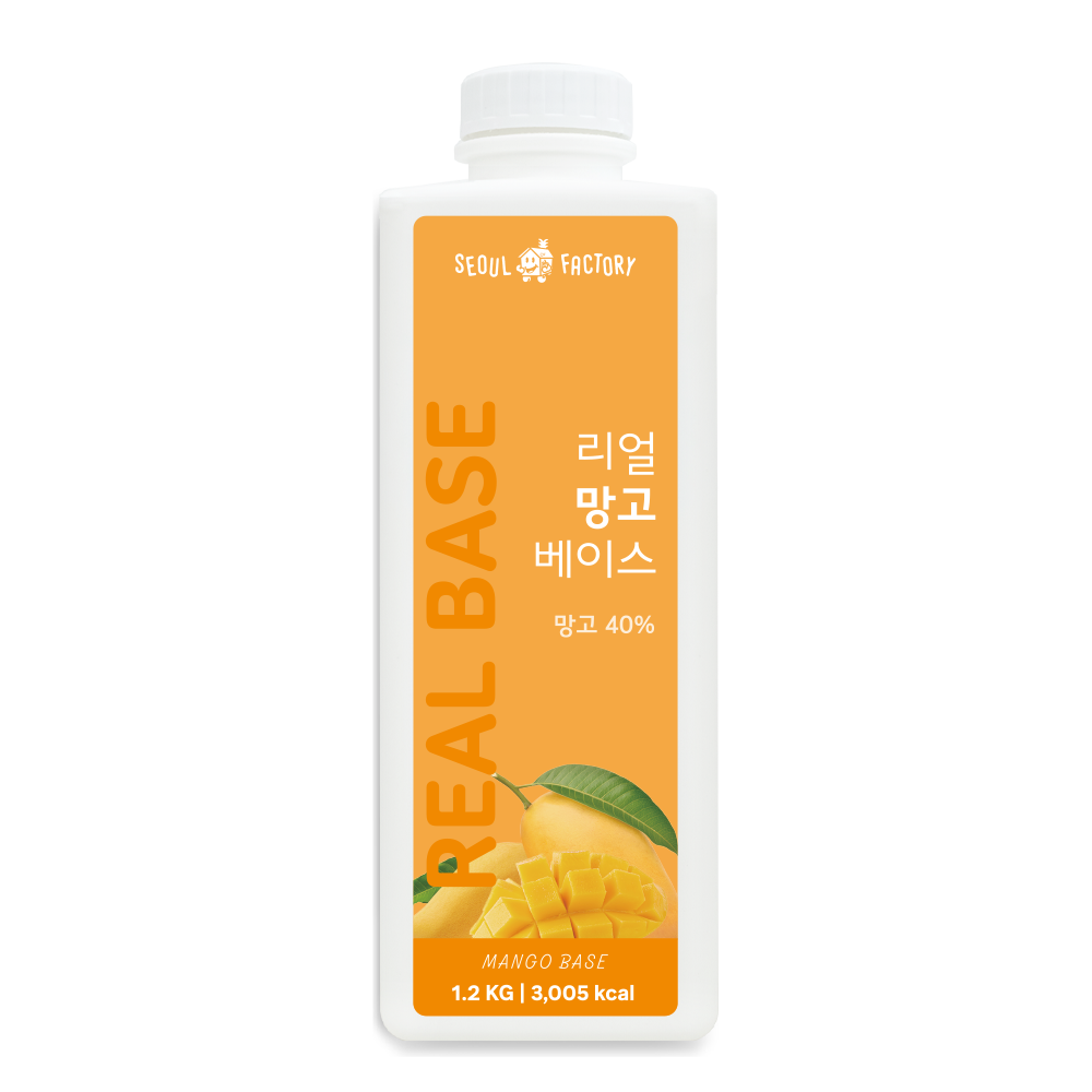 서울팩토리 리얼 망고 베이스 1.2kg 스무디 - 상세 이미지 2