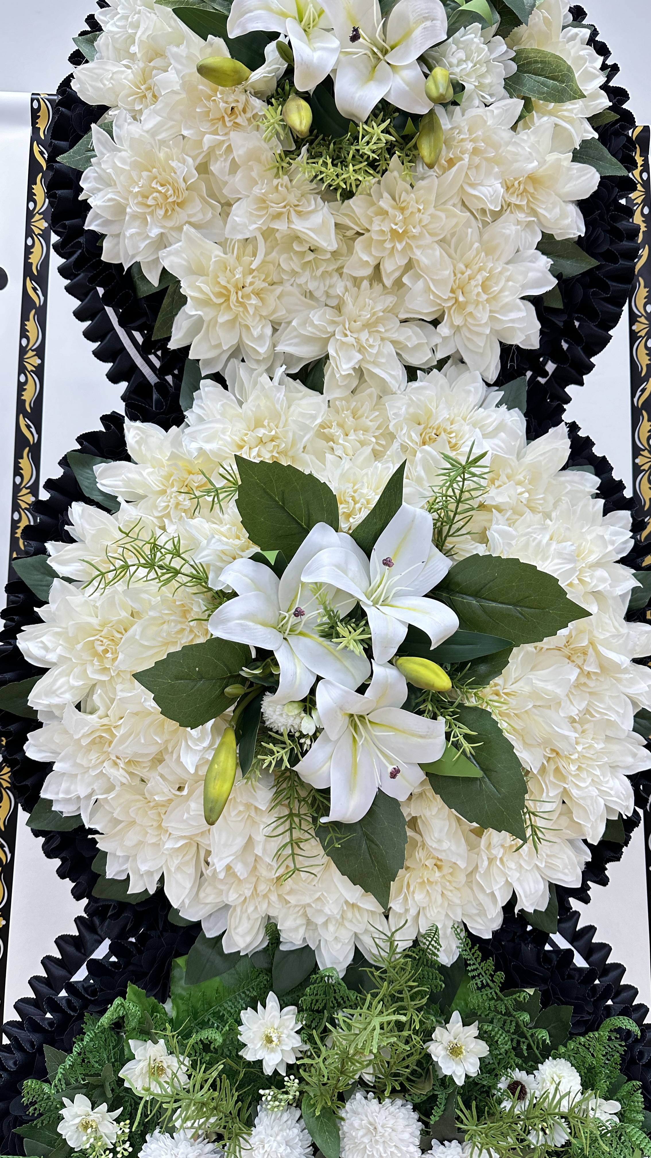 블랙 근조화환 화환 장례식장 서울 경기 근조 장례식