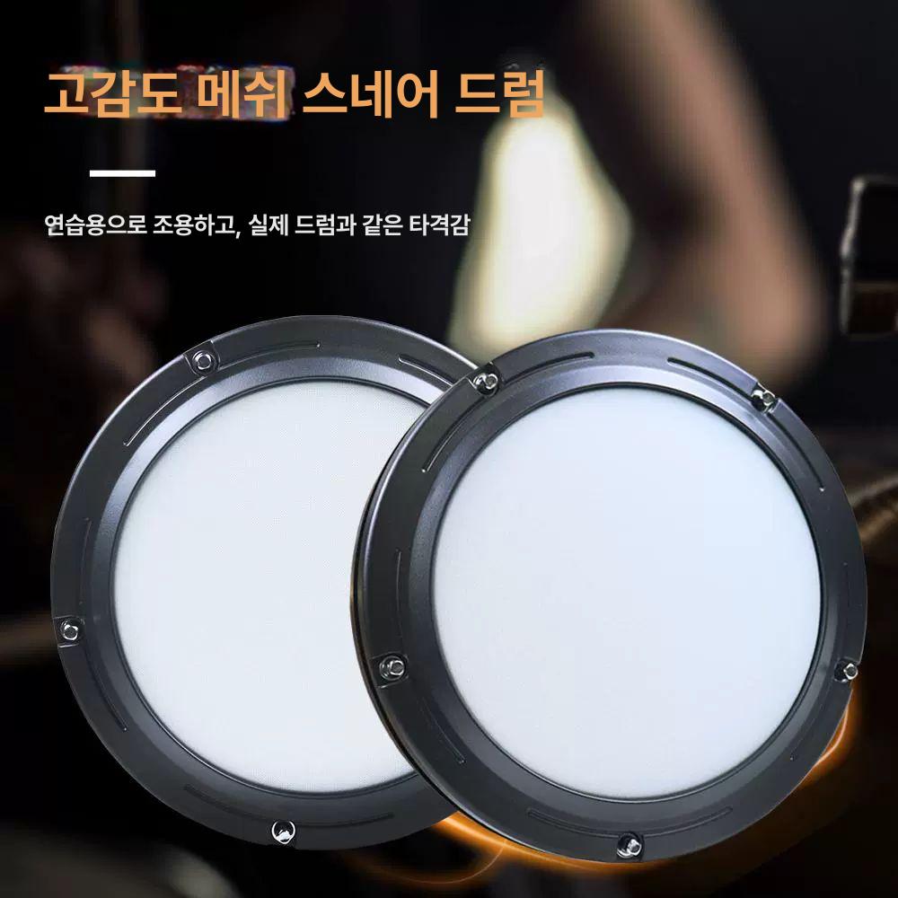 솔비에 전자드럼초보자용 가정용 입문용 드럼 연습용 초보자 추천 드럼 4, 심벌 3 이미지 6