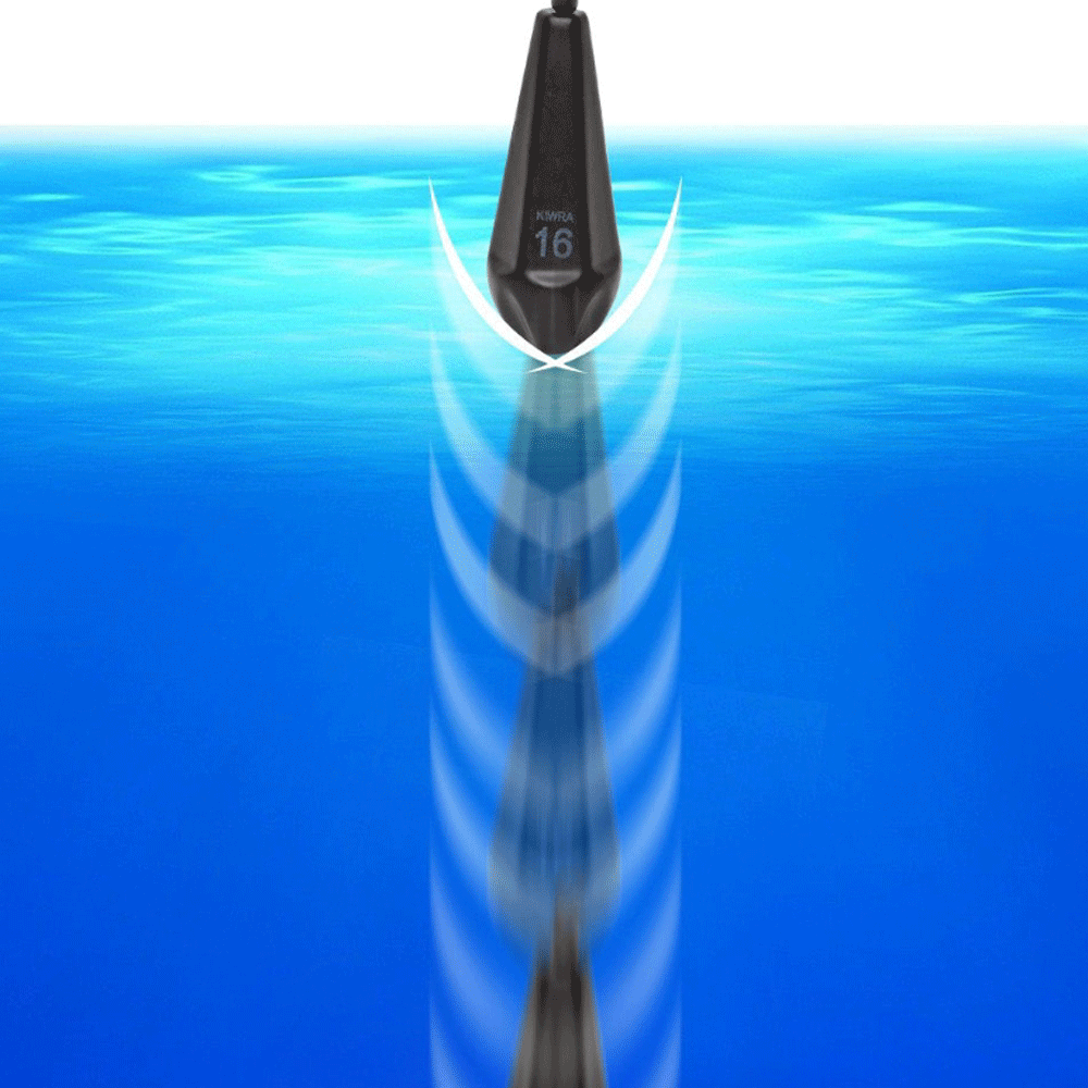 키우라 주꾸미 갑오징어 고리 다운샷 낚시 쉴드 무광 블랙 봉돌 추 싱커 30호, 3개입, 1개 - 상세 이미지 5