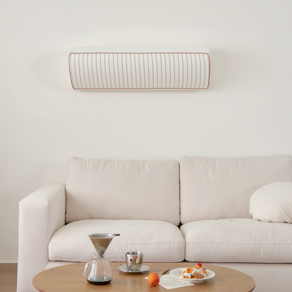 투인원 에어컨커버 에어스판 솔티 가리개 스탠드 원형일반 벽걸이 SS 세트