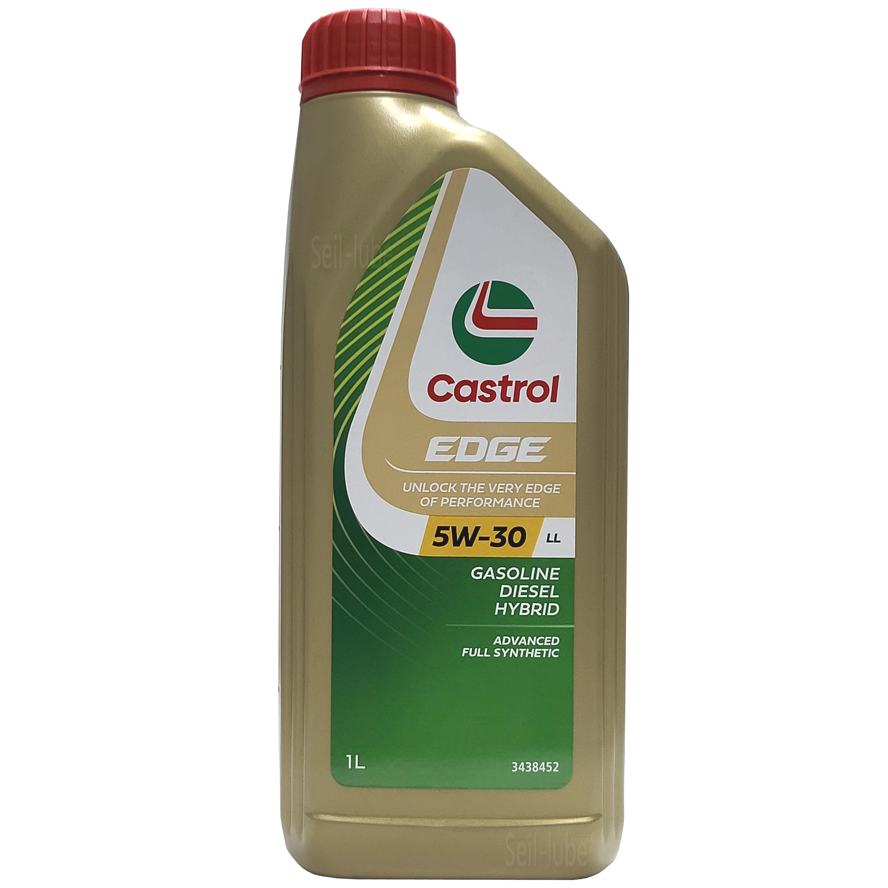 캐스트롤 엣지 5W30 LL 금색 1L 1개 가솔린 디젤 하이브리드 100% 합성 엔진오일 VW 504 507 BMW LL-04 MB 229.51 - 메인 이미지