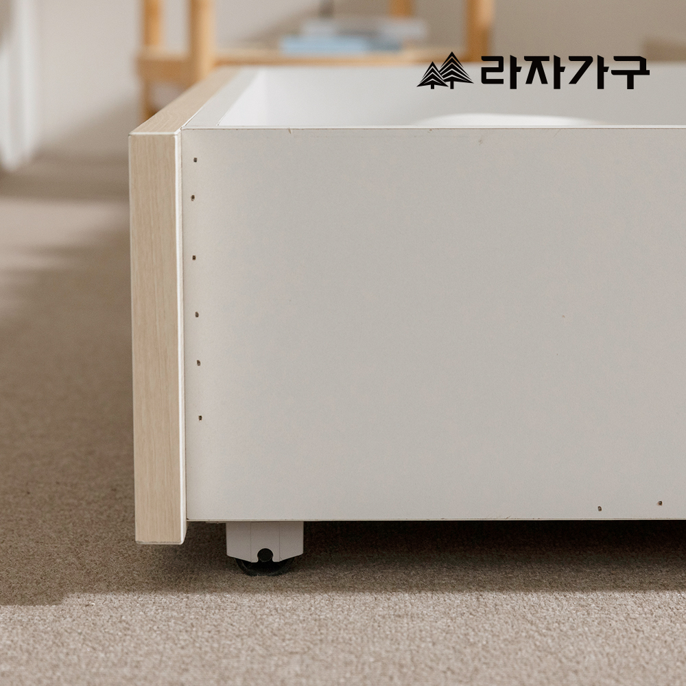 라자가구 레아 LED 평상형 수납 서랍 호텔 신혼 부부 침대 프레임 라지킹 LK USB포트