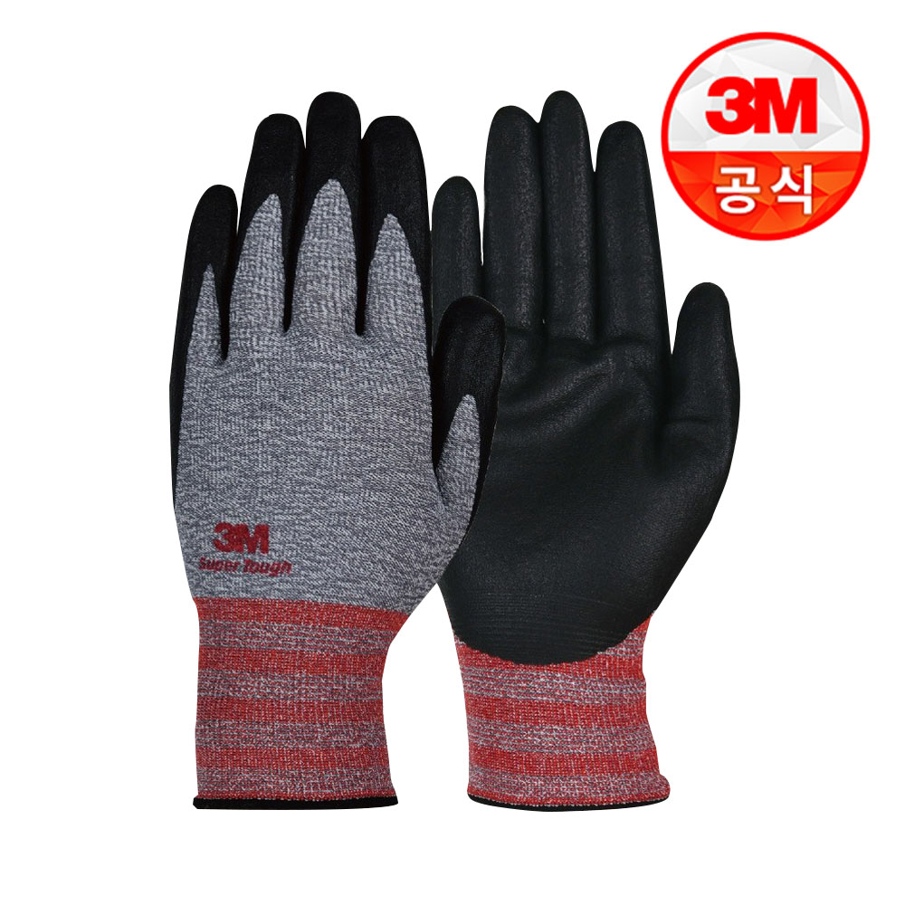 [슈퍼적립 10%] 3M 슈퍼터프 NBR 터치 플러스 안전장갑 (M) 10켤레