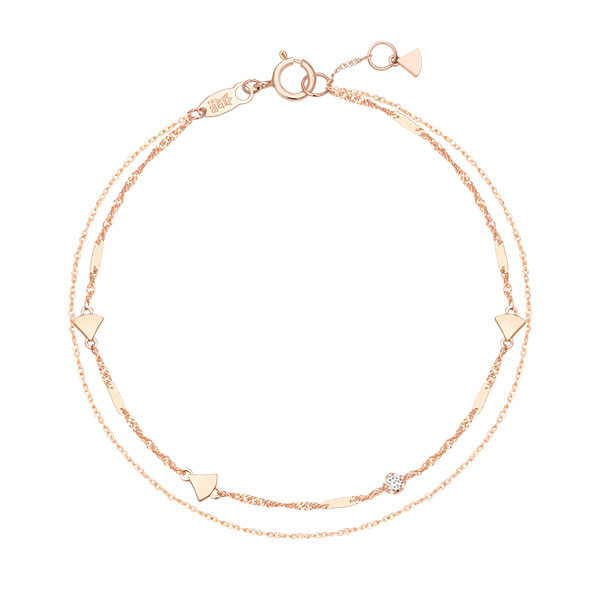 제이에스티나 MOSAIQUE 14K 팔찌 (JJMSBQ5B8268R47S0)