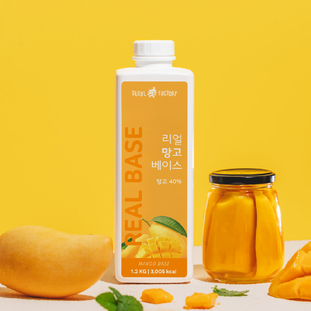서울팩토리 리얼 망고 베이스 1.2kg 스무디 - 상품 이미지