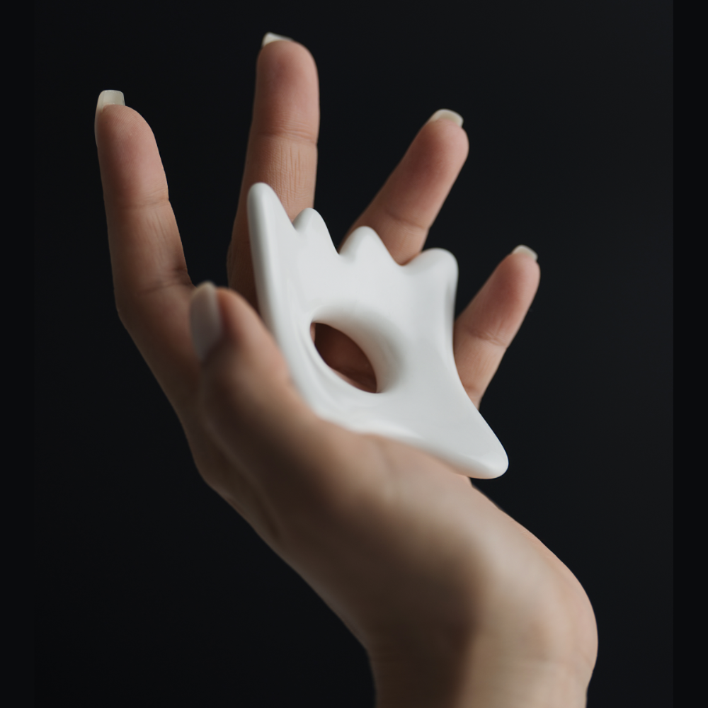 르마하 반지 괄사 팔자주름 경락 리프팅 림프 두피 얼굴 승모근 마사지