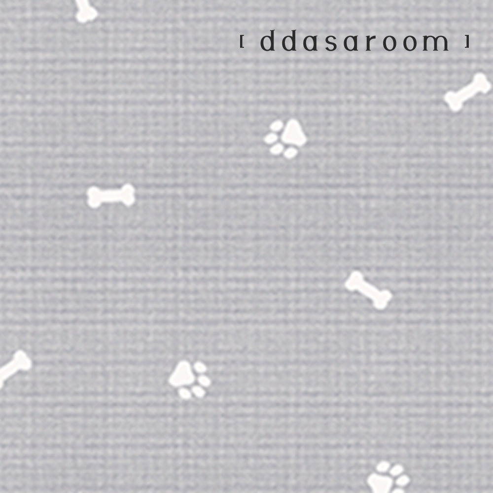 따사룸 강아지 미끄럼방지 롤매트 마블아이보리 110x50x0.6cm