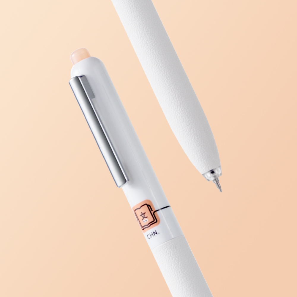 깔끔 텍스처 노크식 젤잉크펜 0.5mm - 상세 이미지 3