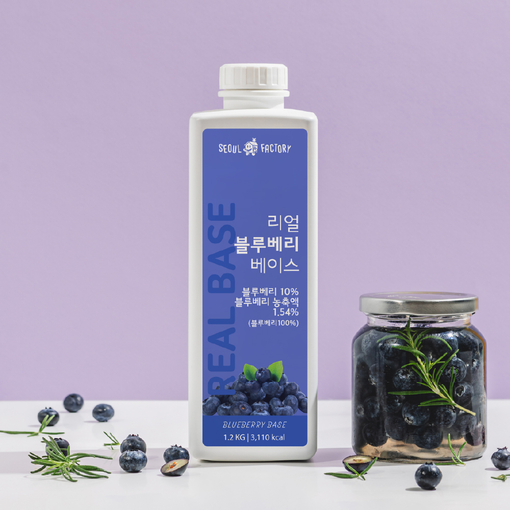 서울팩토리 리얼 블루베리 베이스 1.2kg 스무디 - 상품 이미지