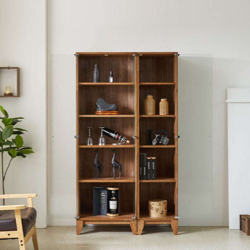 루400 원목 위스키 양주 술 진열장 피규어 건담 유리장식장