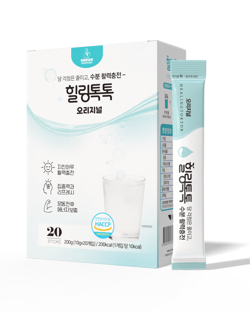 힐링톡톡 3종 아쿠아 빌베리 오리지널 2+1 수분충전음료 - 상세 이미지 4