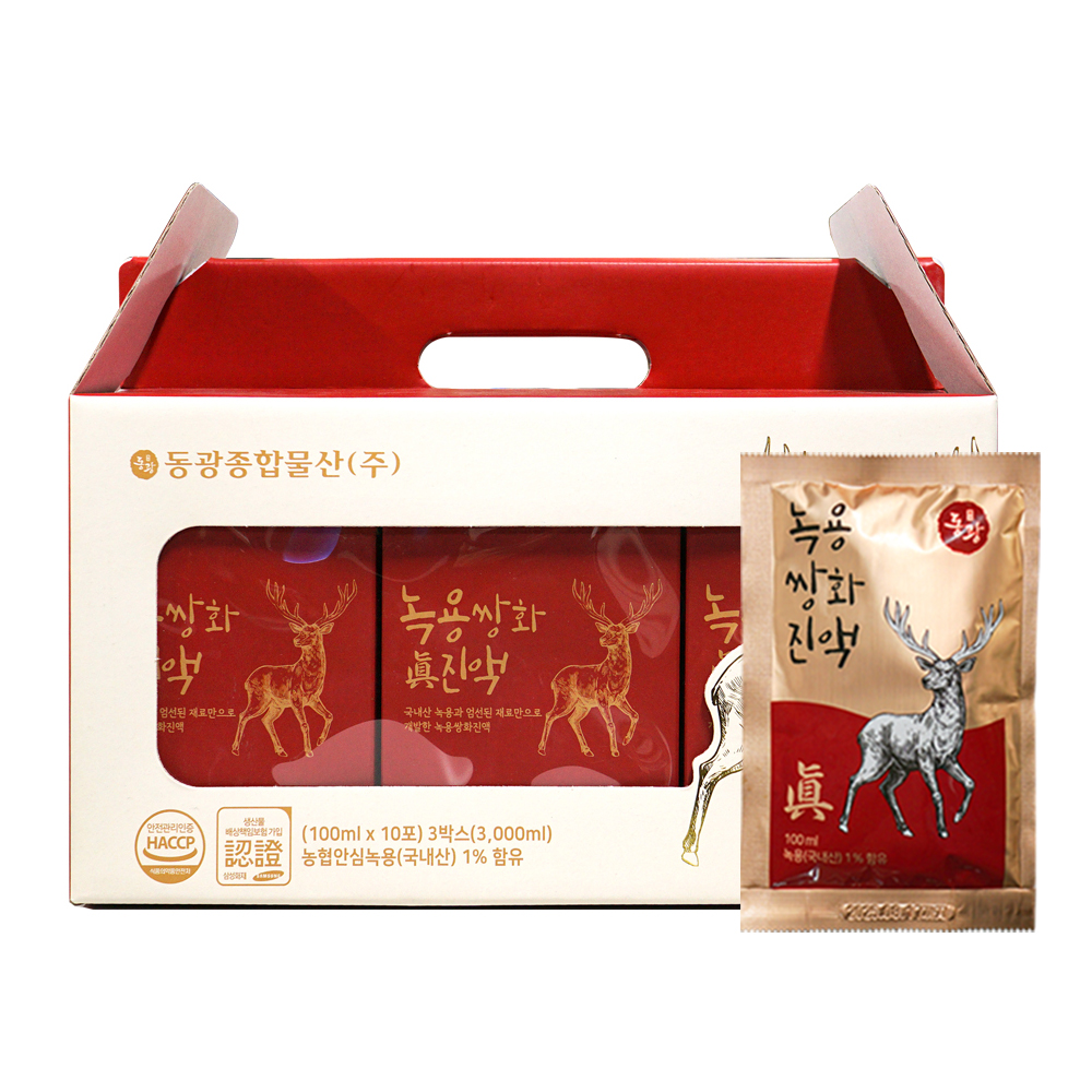 동광 녹용쌍화진액 100ml, 30개 - 상품 이미지