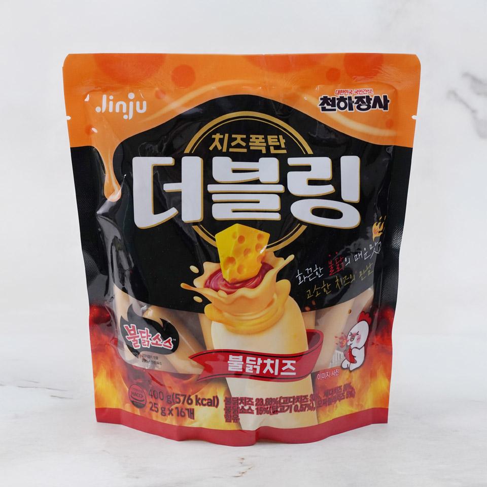 메가마트 진주햄 더블링 불닭치즈 400g - 상품 이미지