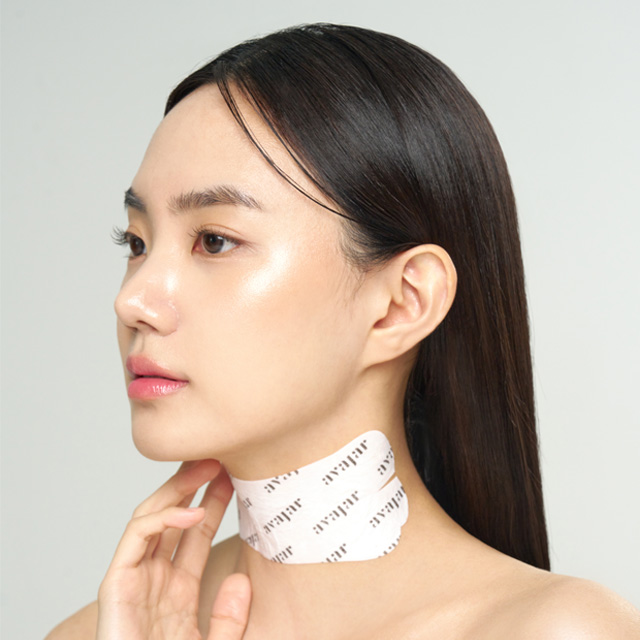 에이바자르 리쥬브네이팅 넥 링클 컨트롤 마스크 5매입, 주름패치 붙이는 PDRN 넥크림 - 상세 이미지 2
