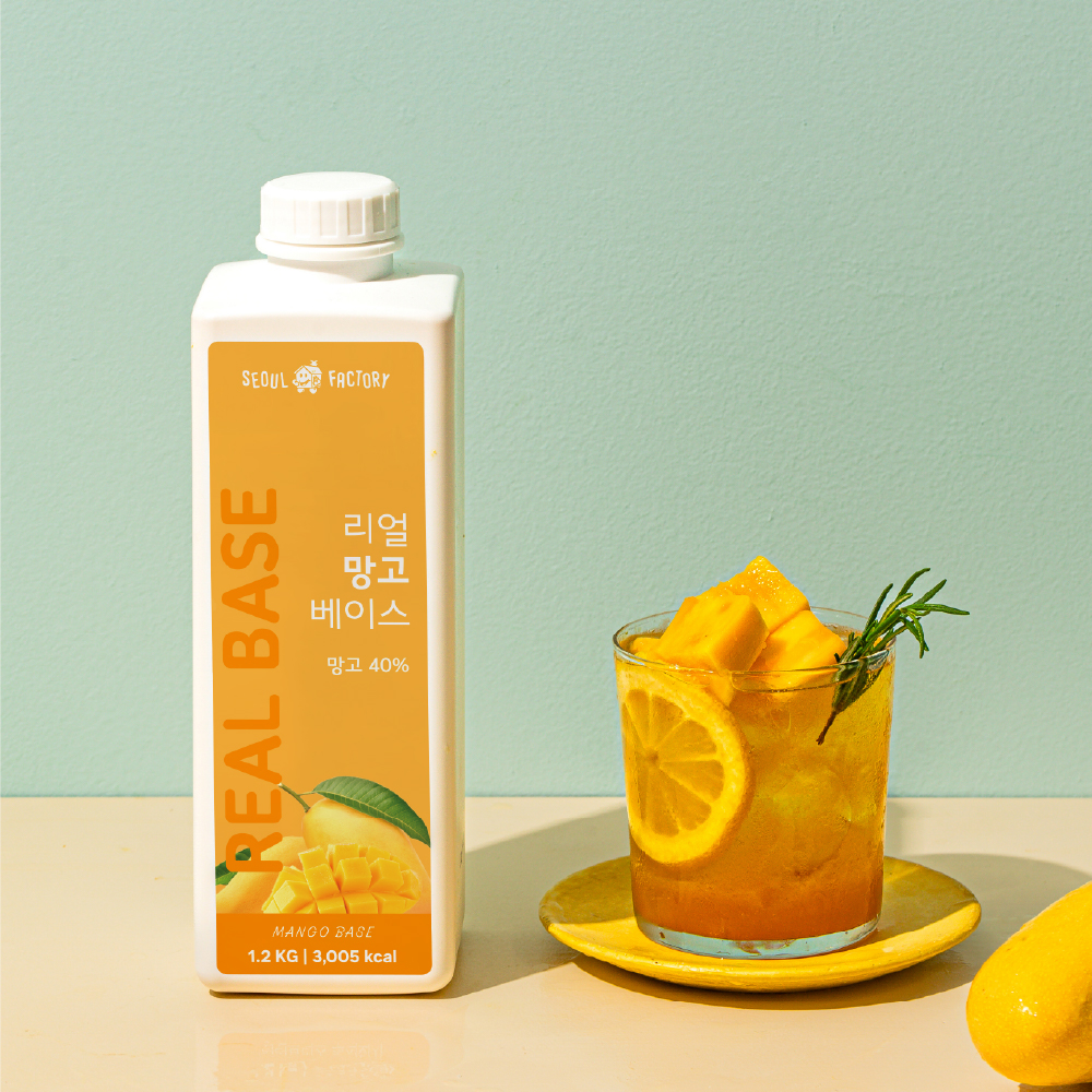 서울팩토리 리얼 망고 베이스 1.2kg 스무디 - 상세 이미지 4