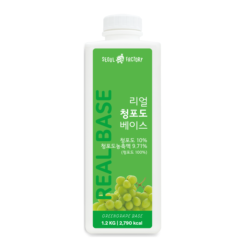 서울팩토리 리얼 청포도 베이스 1.2kg 에이드 - 상세 이미지 2