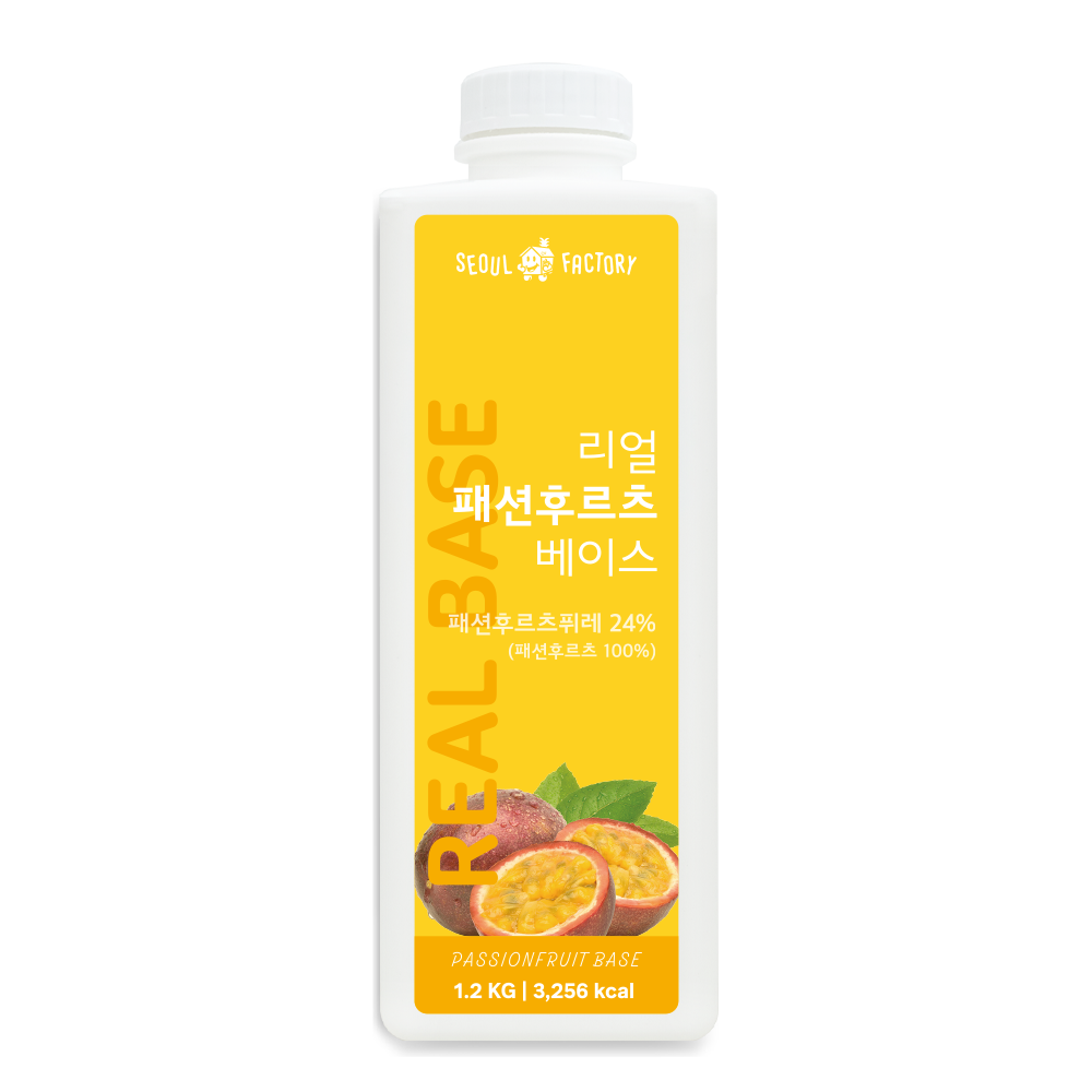 서울팩토리 리얼 패션후르츠 베이스 1.2kg 에이드 - 상세 이미지 2