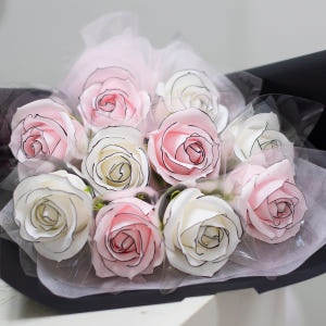 돈꽃다발 라인 장미 비누꽃 돈다발 현금 용돈 꽃다발 생일 축하 프로포즈 ... 솔직 후기 | 실사용자 리뷰 분석 - 상품 이미지 4