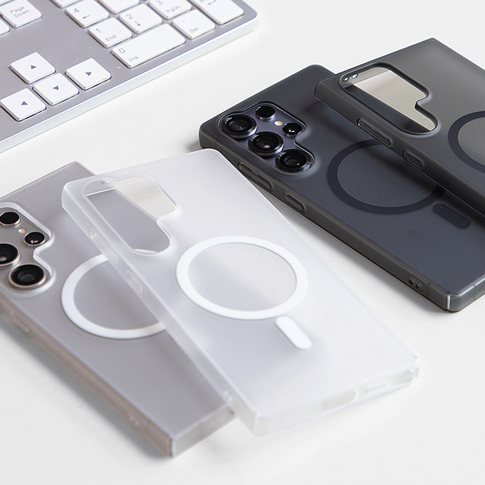 갤럭시S25 울트라 맥세이프 지문방지 매트 컬러 케이스