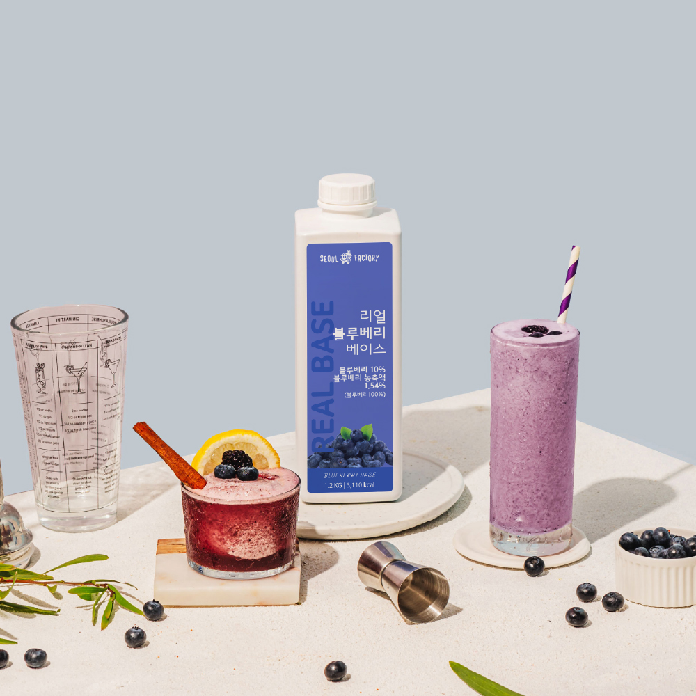 서울팩토리 리얼 블루베리 베이스 1.2kg 스무디 - 상세 이미지 3