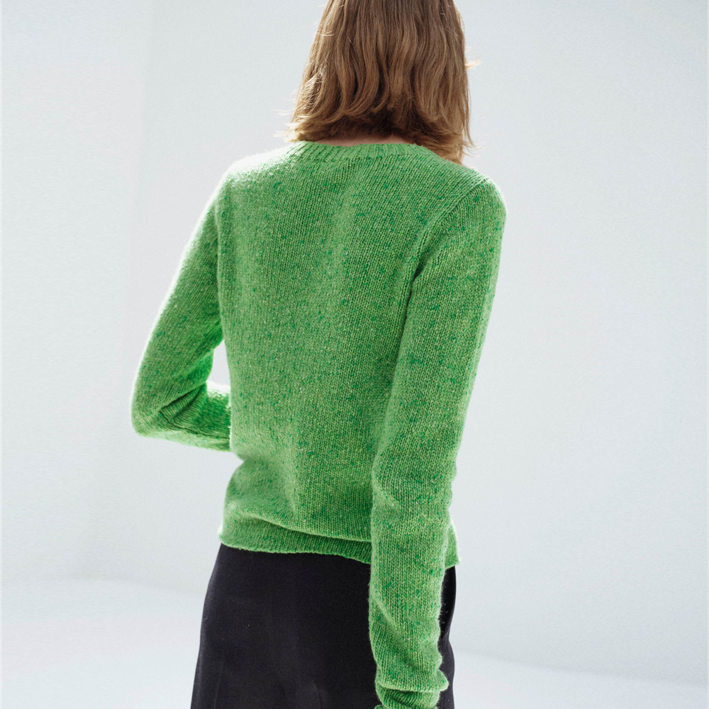 오라리 우먼즈 니트 CASHMERE MELANGE KNIT P/O 25FW - 상세 이미지 2