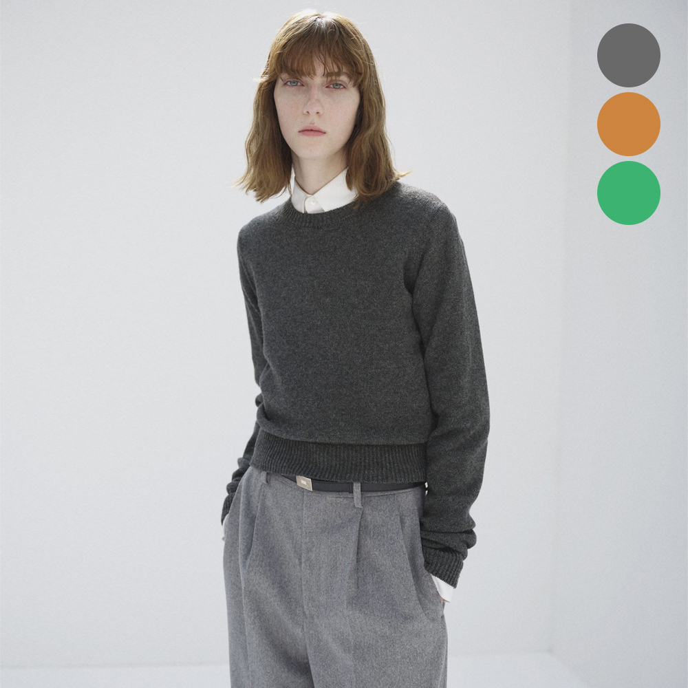 오라리 우먼즈 니트 LIGHT CASHMERE KNIT P/O 25FW - 상품 이미지