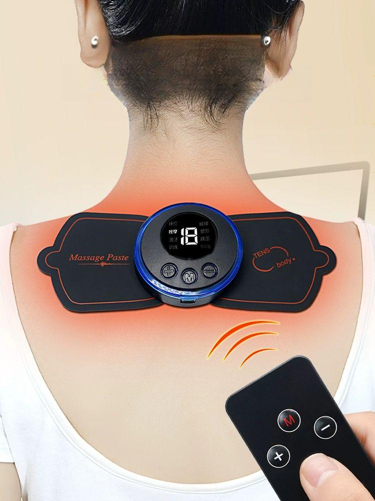 목 어깨 마사지기계 저주파 휴대용마사지 승모근 휴대용 충전형 8종 세기 19단 본체 1개 - 상품 이미지