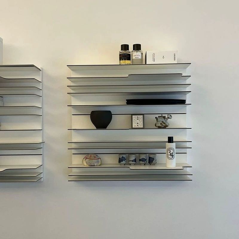 페이퍼백 모듈 벽선반 카페 매거진랙 인테리어 선반 화이트 L120 W20 H60CM - 상품 이미지