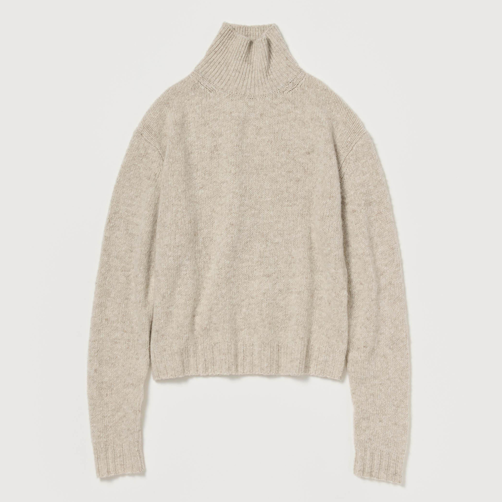 오라리 우먼즈 니트 CASHMERE MELANGE KNIT TURTLE 25FW - 상세 이미지 5
