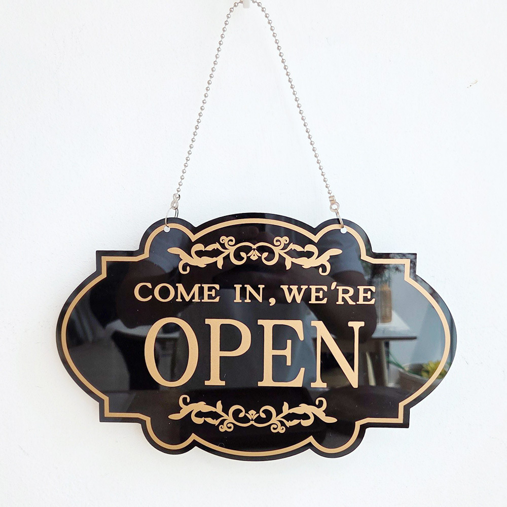 빈티지 스타일 OPEN CLOSED 안내 팻말 G - 상품 이미지
